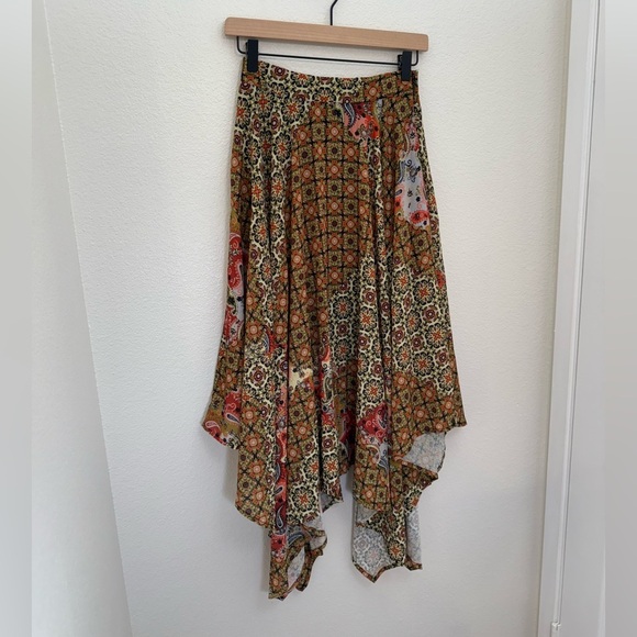 Free People Stay Awhile Maxi Skirt in Mosaic XS - Picture 4 of 10